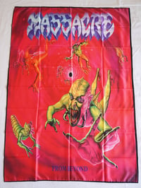 Image 1 of MASSACRE - From beyond Flag (cloth poster Banner tapestry) Old school Death metal