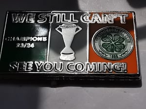 'Still can't see you coming' Champions badge