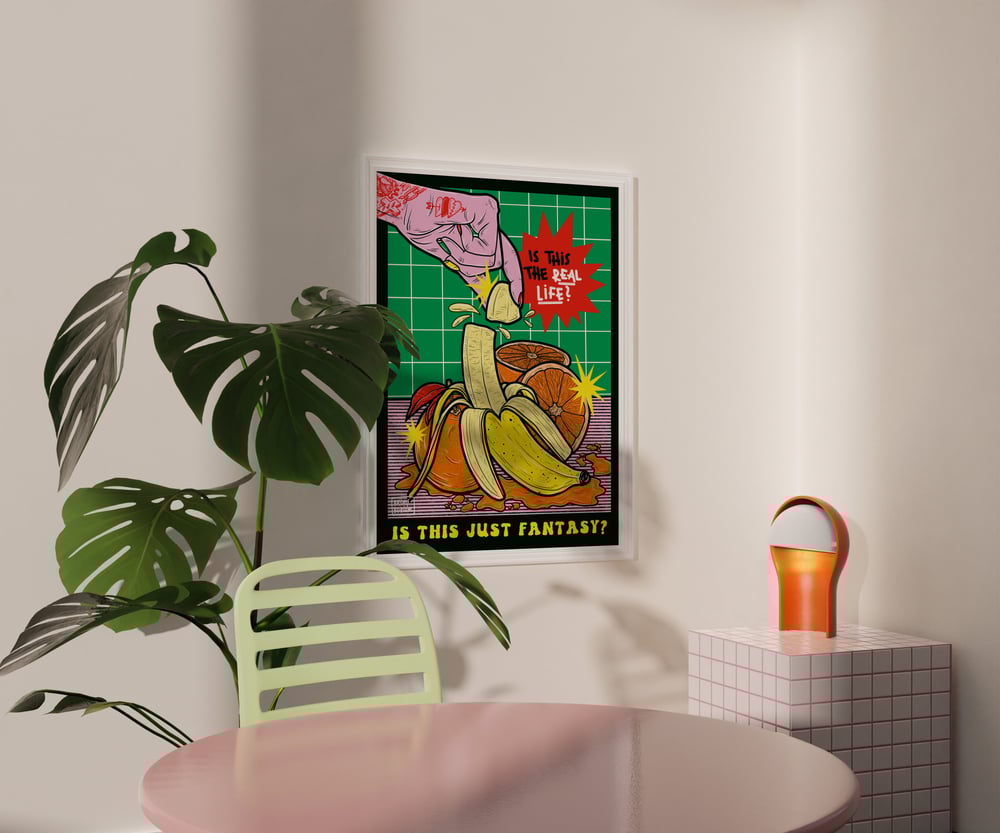 'THE REAL LIFE' Poster (A3)