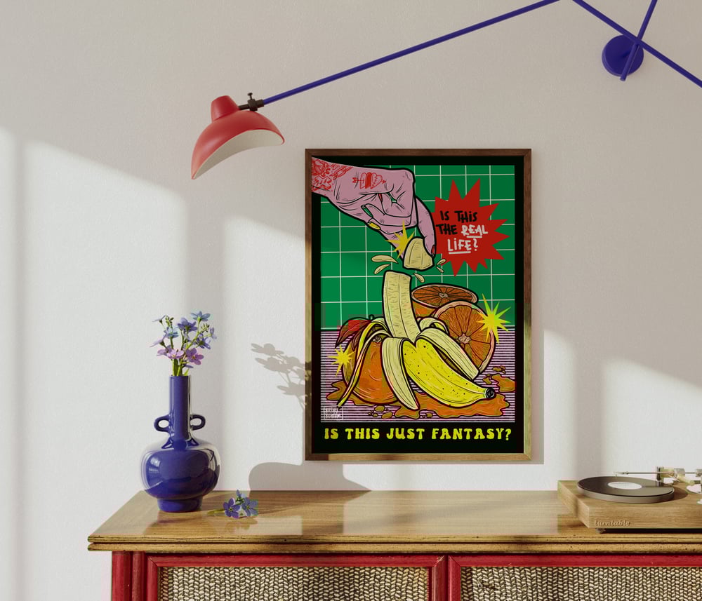 'THE REAL LIFE' Poster (A3)