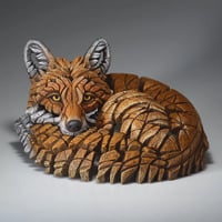 Image 1 of Edge Sculpture "Curled Up Fox"