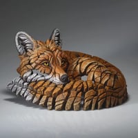 Image 2 of Edge Sculpture "Curled Up Fox"