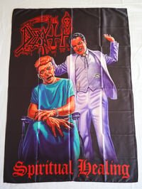 Image 1 of DEATH - Spiritual healing Flag (cloth poster Banner tapestry) Death metal Chuck Schuldiner