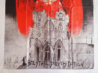 Image 2 of SEPULTURA - Bestial Devastation Flag (cloth poster Banner tapestry) Thrash metal Sarcofago