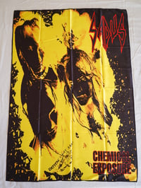 Image 1 of SADUS - Chemical exposure Flag (cloth poster Banner tapestry) Death Thrash metal