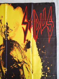 Image 9 of SADUS - Chemical exposure Flag (cloth poster Banner tapestry) Death Thrash metal