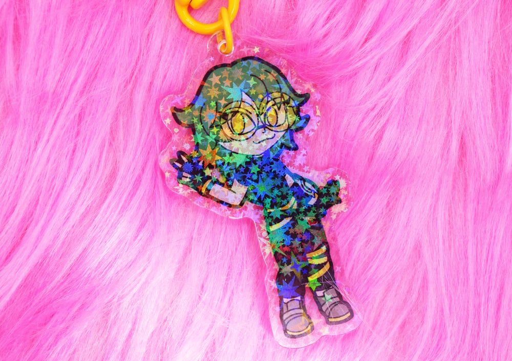 Holo Heartsteel Ezreal Charm