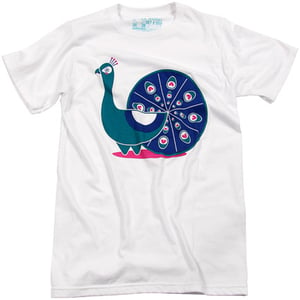 Image of 'Peacock' T-shirt by Aaron Miller
