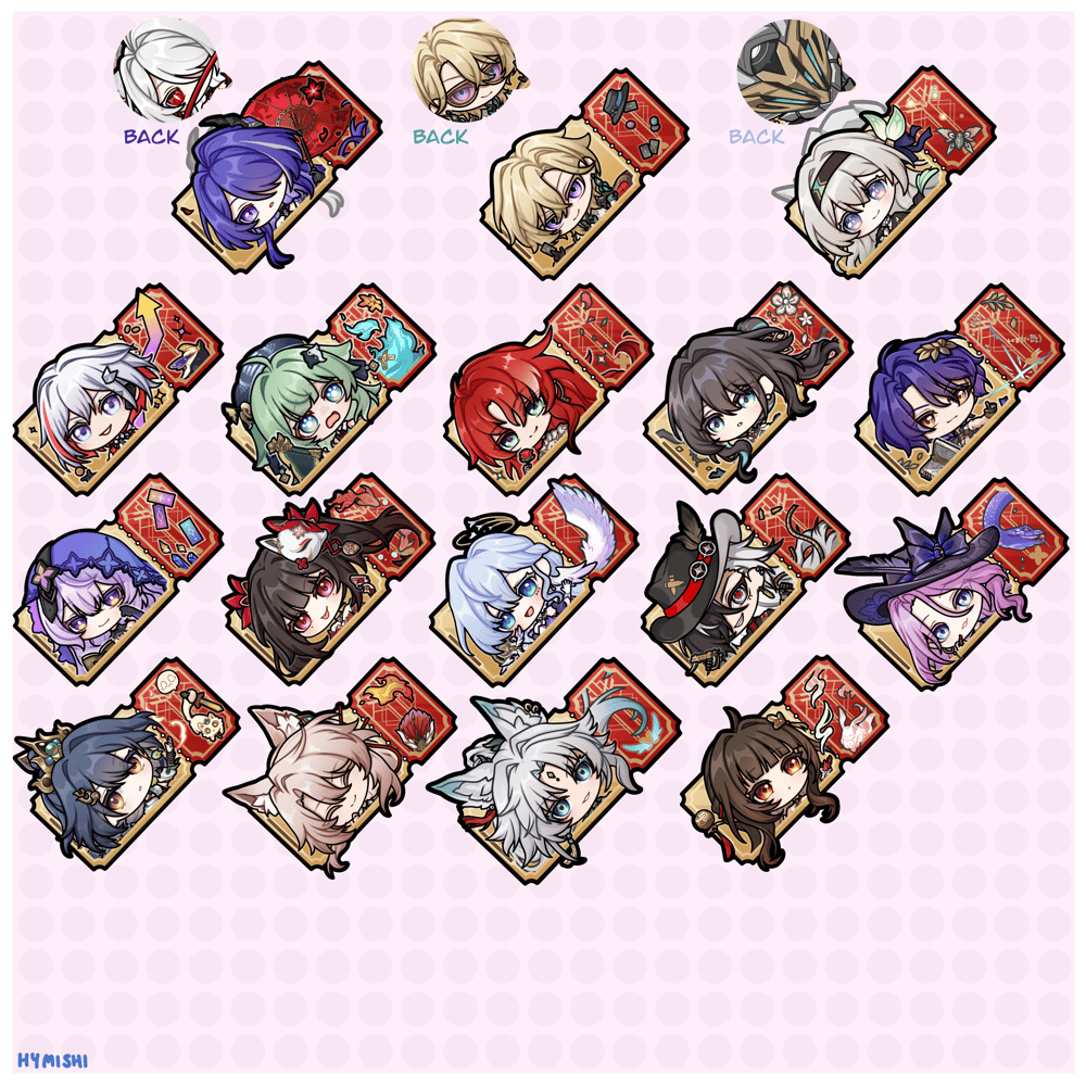 Image of HSR Charms 2 