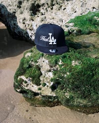 Image 2 of HUSTLA BLACK ADJUSTABLE HAT
