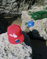 Image 3 of HUSTLA BLUE ADJUSTABLE HAT