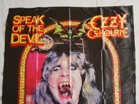 Image 6 of OZZY OSBOURNE - Speak of the devil Flag (cloth poster Banner tapestry) Heavy metal NWOBHM