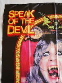 Image 7 of OZZY OSBOURNE - Speak of the devil Flag (cloth poster Banner tapestry) Heavy metal NWOBHM