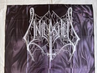 Image 4 of UNLEASHED - Where no life dwells Flag (cloth poster Banner tapestry) Swedish Death metal