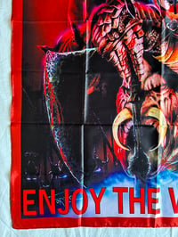 Image 2 of MASSACRA - Enjoy the violence Flag (cloth poster Banner tapestry) Old school Death metal