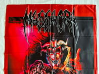 Image 3 of MASSACRA - Enjoy the violence Flag (cloth poster Banner tapestry) Old school Death metal