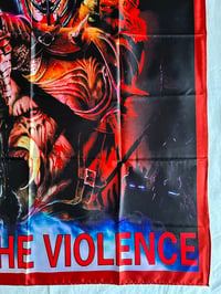 Image 8 of MASSACRA - Enjoy the violence Flag (cloth poster Banner tapestry) Old school Death metal