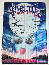 Image 1 of BENEDICTION - Dark is the season Flag (cloth poster Banner tapestry) Old school Death metal