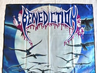 Image 5 of BENEDICTION - Dark is the season Flag (cloth poster Banner tapestry) Old school Death metal