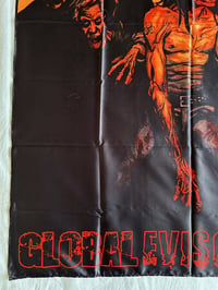 Image 3 of CANNIBAL CORPSE - Global Evisceration Flag (cloth poster Banner tapestry) Death metal Gore