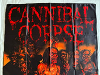 Image 4 of CANNIBAL CORPSE - Global Evisceration Flag (cloth poster Banner tapestry) Death metal Gore