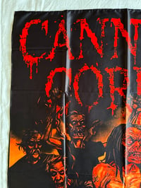 Image 5 of CANNIBAL CORPSE - Global Evisceration Flag (cloth poster Banner tapestry) Death metal Gore