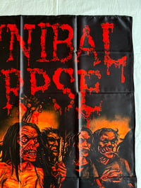 Image 6 of CANNIBAL CORPSE - Global Evisceration Flag (cloth poster Banner tapestry) Death metal Gore