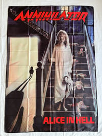 Image 1 of ANNIHILATOR - Alice in hell Flag (cloth poster Banner tapestry) Canadian Thrash metal