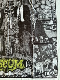 Image 8 of NAPALM DEATH - Scum Flag (cloth poster Banner tapestry) Death metal Grindcore