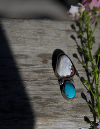 Image 2 of semi-custom Fire Opal + Carico Lake