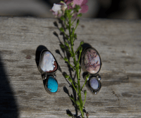 Image 6 of semi-custom Fire Opal + Carico Lake
