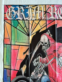 Image 12 of GRIM REAPER - Fear no evil Flag (cloth poster Banner tapestry) Heavy metal NWOBHM