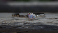Image 1 of Mexican Fire Opal cuff (SALE/FLAWED) 