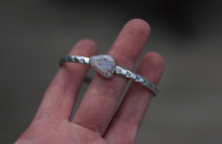 Image 2 of Mexican Fire Opal cuff (SALE/FLAWED) 
