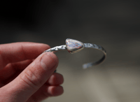 Image 5 of Mexican Fire Opal cuff (SALE/FLAWED) 
