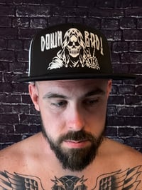 Image 10 of Mr. Death Black/White Trucker Hat