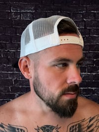 Image 12 of Mr. Death Black/White Trucker Hat