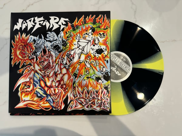 Image of WARFARE - Doomsday LP on Nuclear Button 