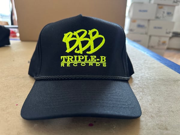 Image of BBB - Black / Neon Yellow SnapBack Hat