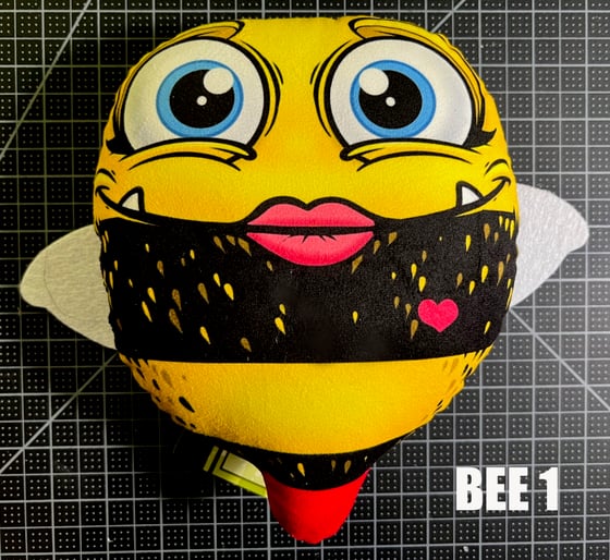 Image of Plush Bee Bombers! ( 3 different designs to choose from )