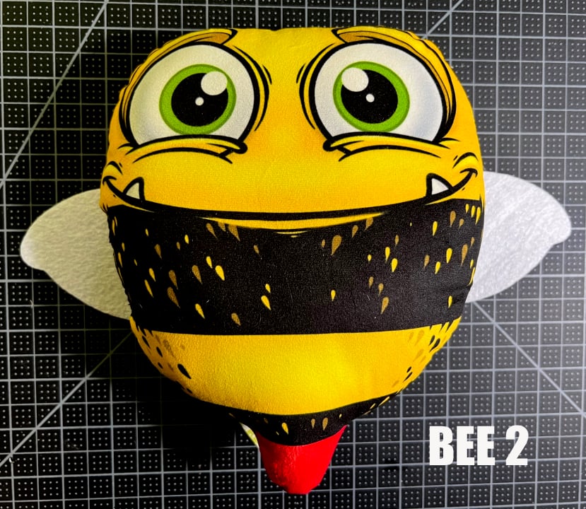 Image of Plush Bee Bombers! ( 3 different designs to choose from )