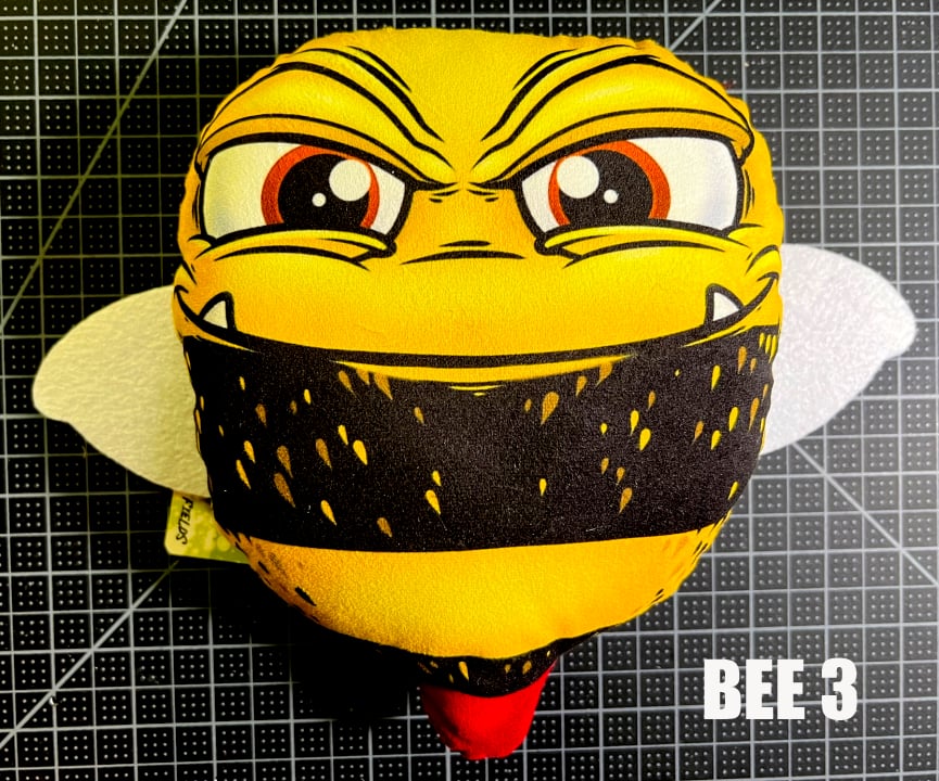 Image of Plush Bee Bombers! ( 3 different designs to choose from )