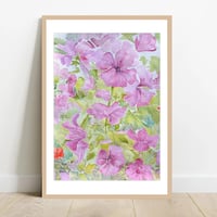 Image 2 of 'Time to smell the flowers' print