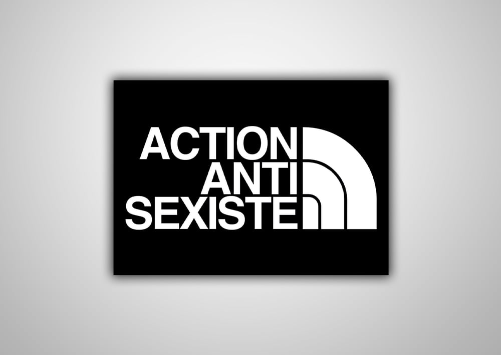 Image of 100 Autocollants "ACTION ANTI SEXISTE"