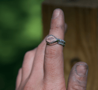 Image 5 of Mexican Fire Opal ring #1 (6)
