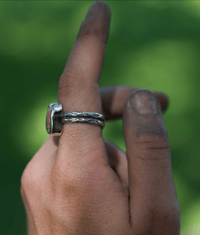 Image 2 of Mexican Fire Opal ring #2 (9.25)