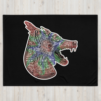 Image 1 of SporeWolf - Throw Blanket