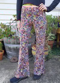 Image 3 of Small KAT Pants - 70s swirl