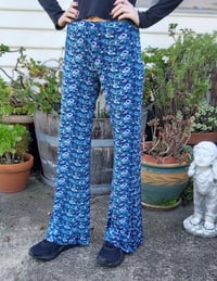 Image 1 of New!!! KAT Pants - blue diamonds