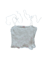 Image 1 of Pearl mesh top